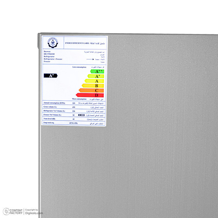 یخچال فریزر طرح فریزر بالا 18 فوت دوو مدل DR-T5041