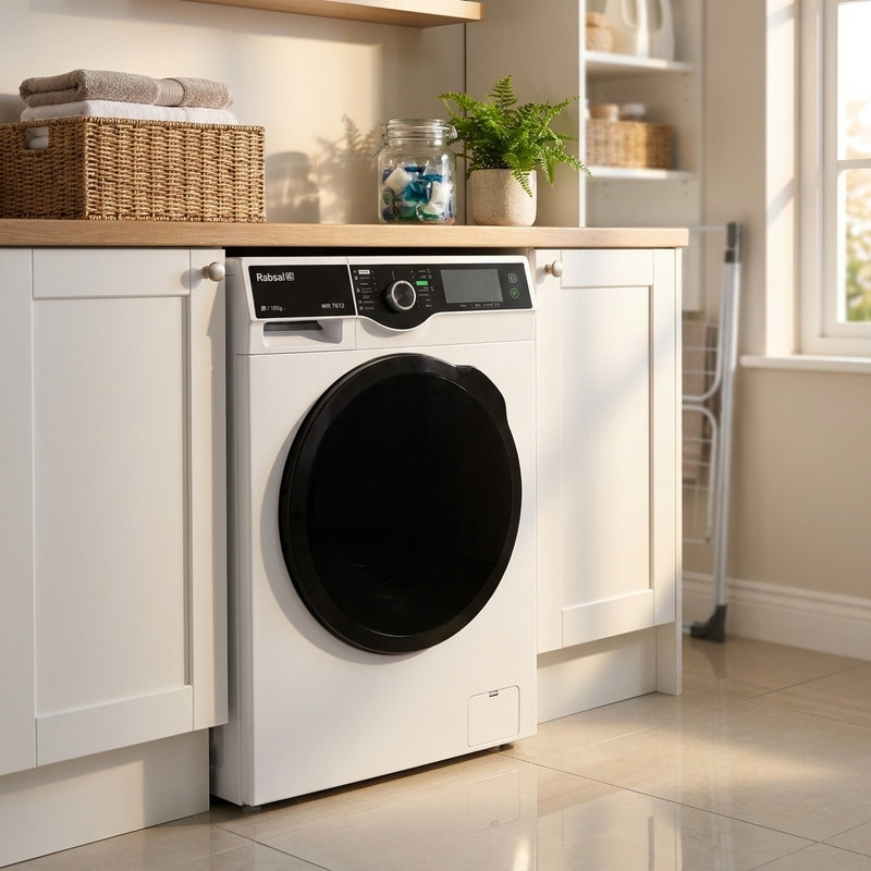 ماشین لباسشویی 7 کیلوگرم اتوماتیک آبسال مدل WBI7612-W