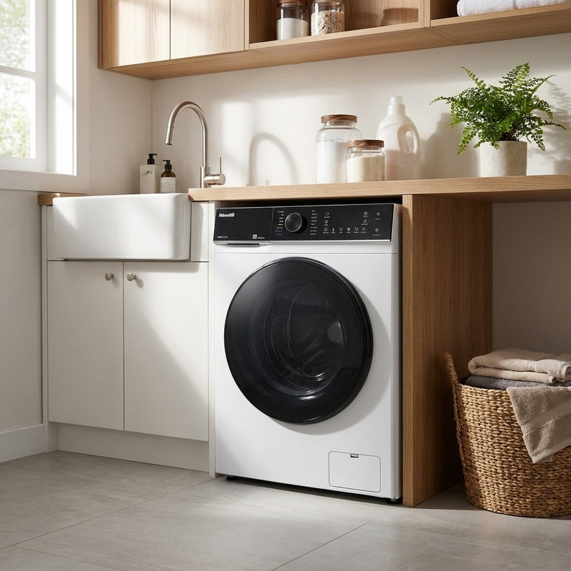 ماشین لباسشویی 9 کیلوگرم اتوماتیک آبسال مدل WMS9114-W