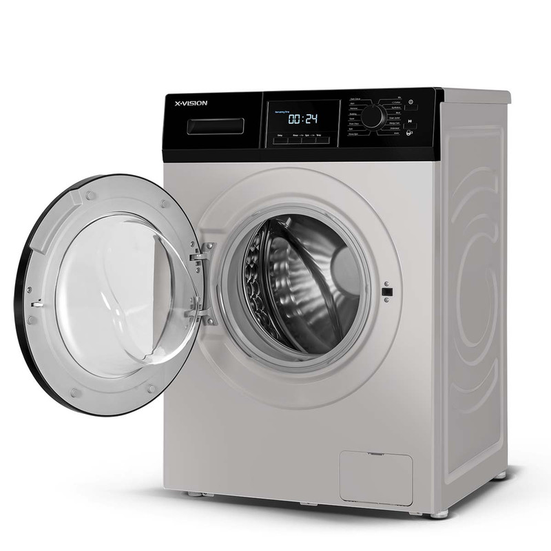ماشین لباسشویی ایکس ویژن مدل TM84-BWBL/BSBL ظرفیت 8 کیلوگرم