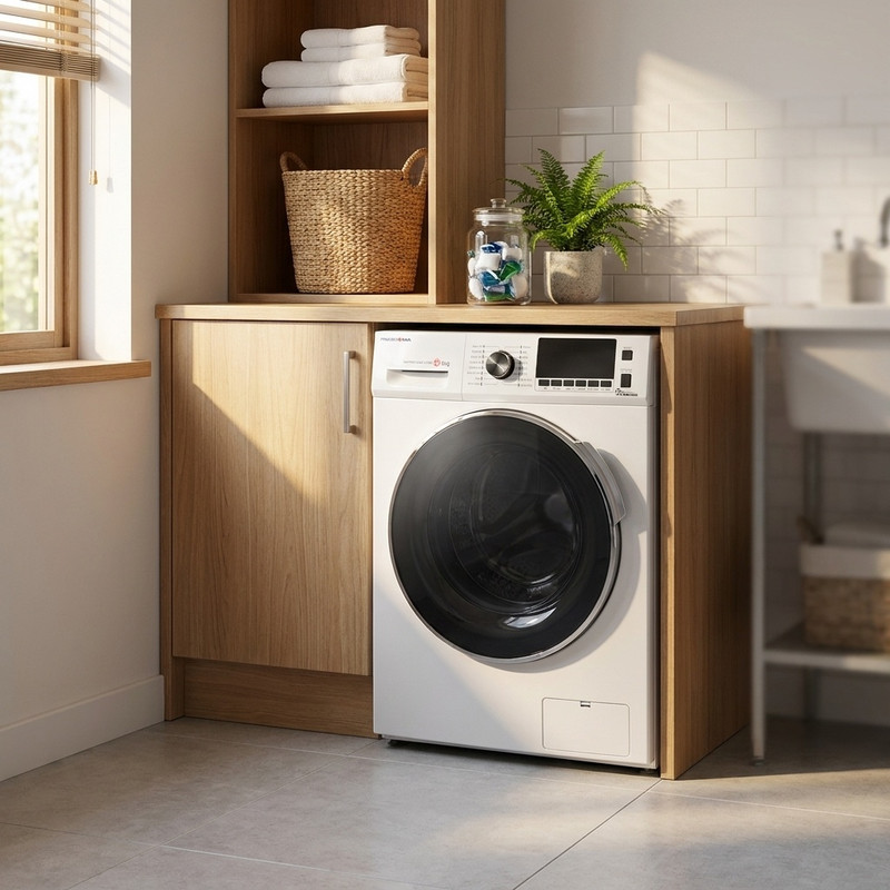 ماشین لباسشویی 8 کیلوگرم اتوماتیک پاکشوما مدل TFB-86401 WT