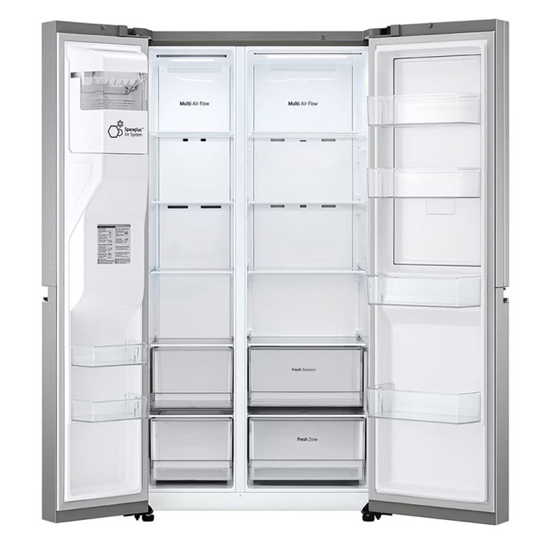 یخچال فریزر ساید بای ساید 24 فوت ال جی مدل GC-J257SMSV