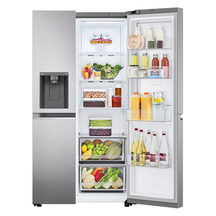 یخچال فریزر ساید بای ساید 24 فوت ال جی مدل GC-J257SMSV