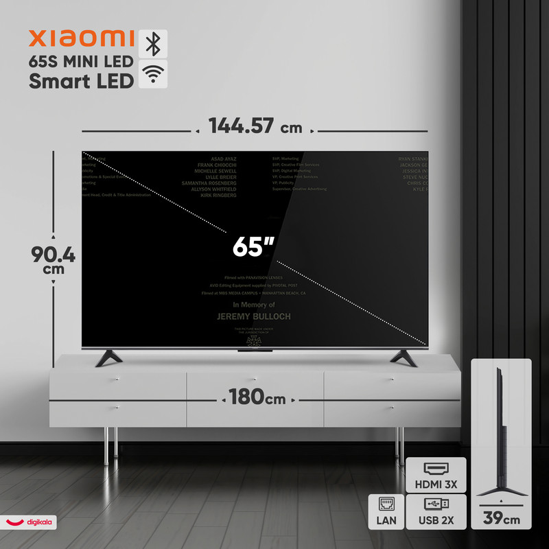 تلویزیون 65 اینچ ال ای دی هوشمند شیائومی مدل 65S MINI LED