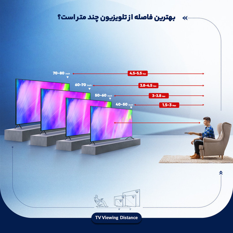 تلویزیون هوشمند ال ای دی ایکس ویژن مدل 50XTU845 سایز 50 اینچ