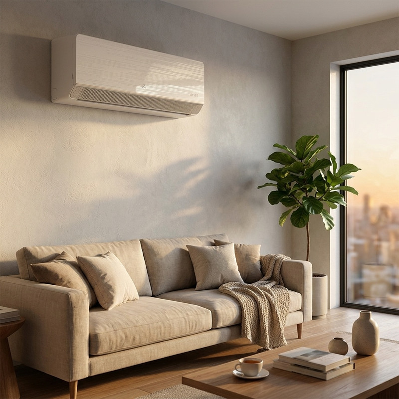 کولر گازی اسپلیت 24000 دور ثابت ایوولی مدل EVCIS–24K-UV