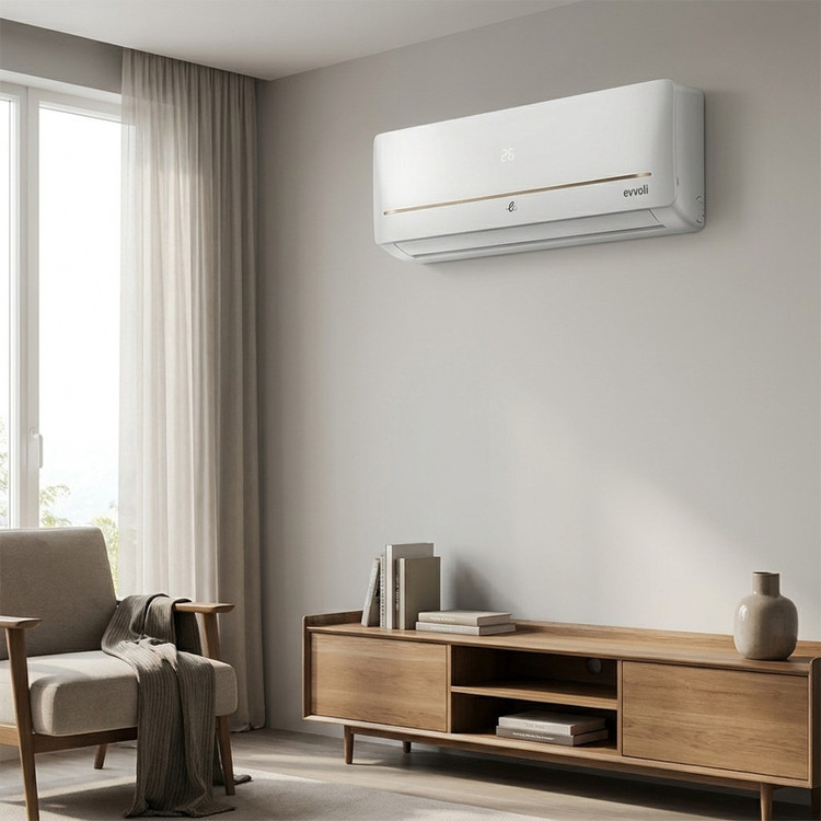 کولر گازی اسپلیت دیواری 12000 دور ثابت ایوولی مدل EVCIS-12K-MD-1S
